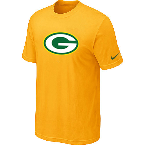 Nike Green Bay Packers Sideline Legend Authentic Logo Dri-FIT NFL T-Shirt - Yellow